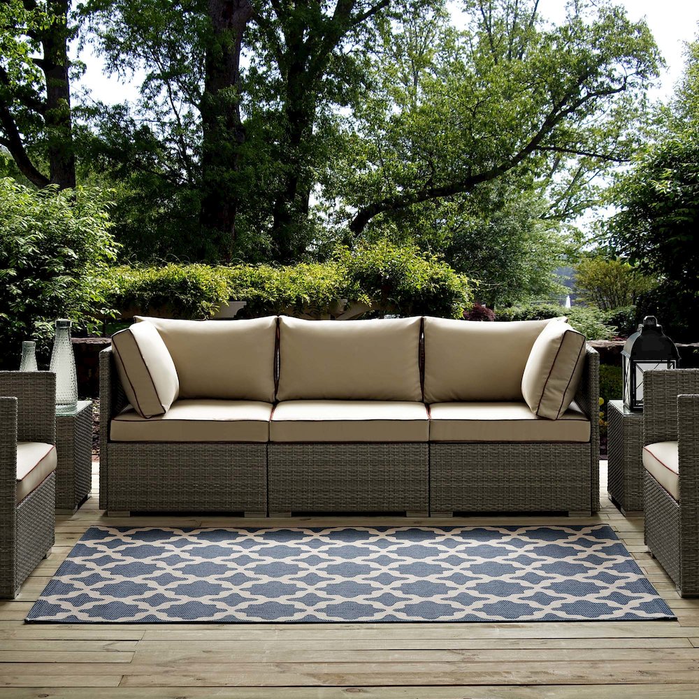 Cerelia Moroccan Trellis Indoor and Outdoor 9x12 Area Rug