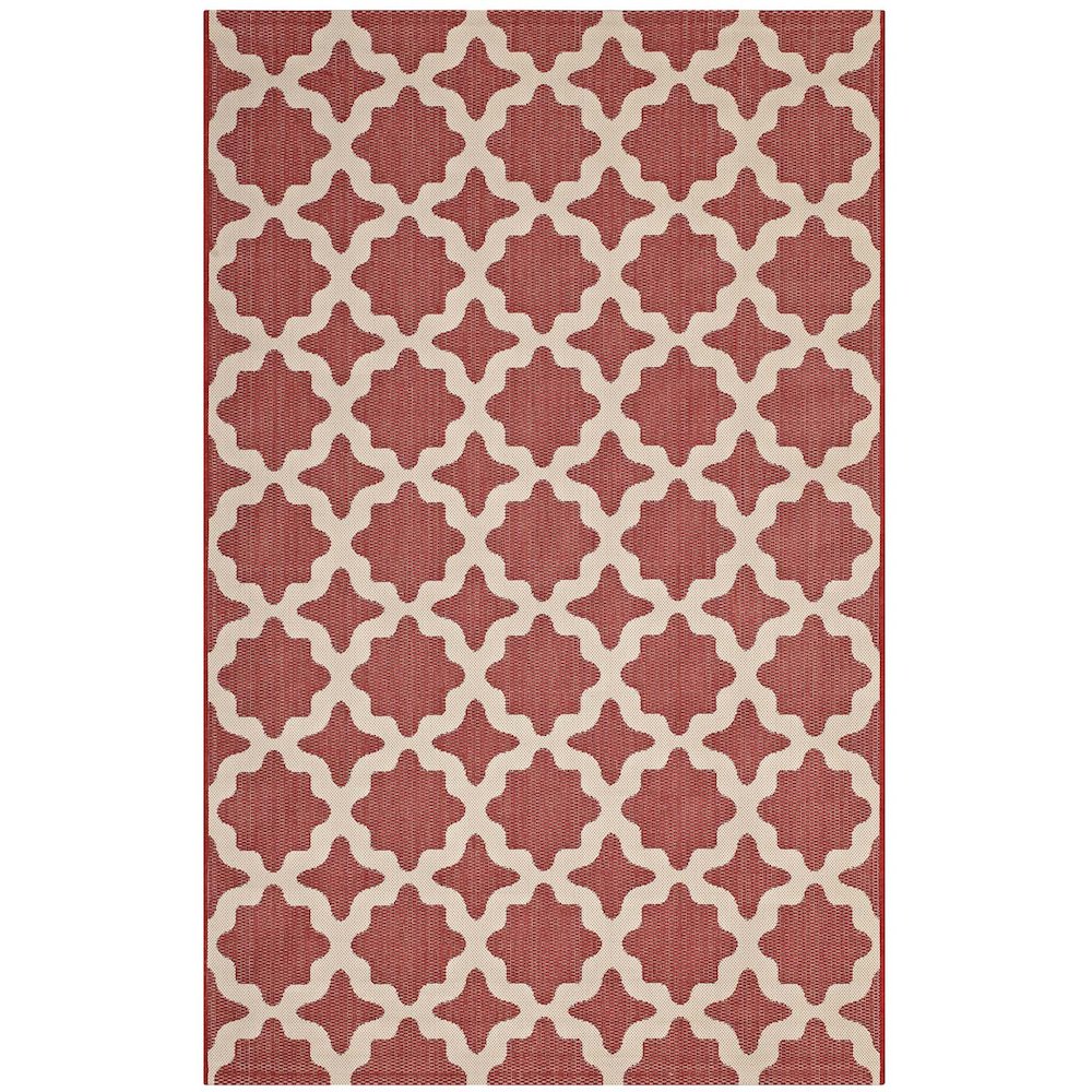 Cerelia Moroccan Trellis Indoor and Outdoor 5x8 Area Rug