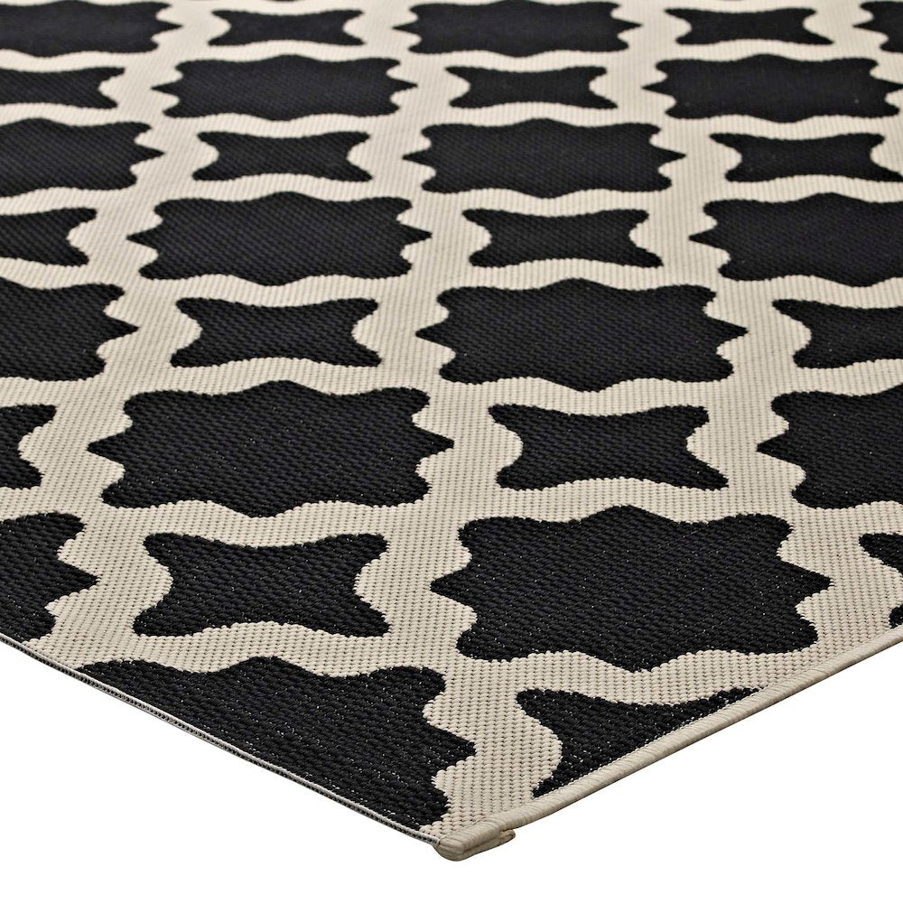 Cerelia Moroccan Trellis Indoor and Outdoor 8x10 Area Rug