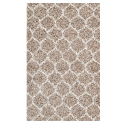 Solvea Moroccan Trellis 8x10 Shag Area Rug