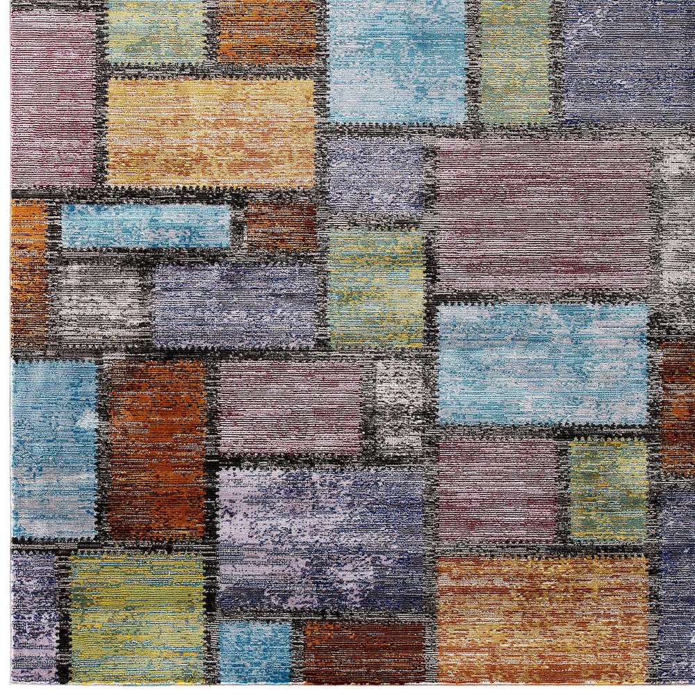 Success Nyssa Abstract Geometric Mosaic 5x8 Area Rug