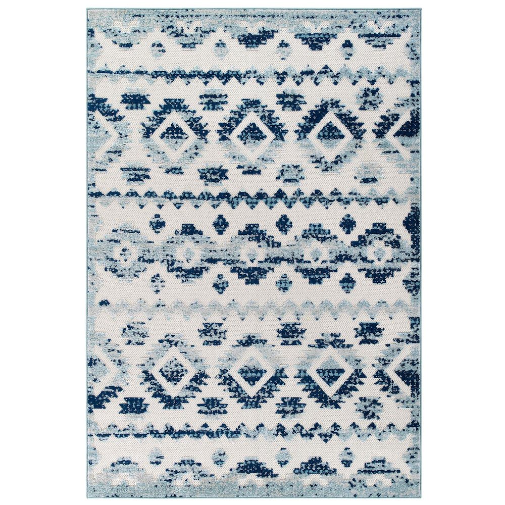 Takara Abstract Diamond Moroccan Trellis 8x10 Indoor and Outdoor Area Rug