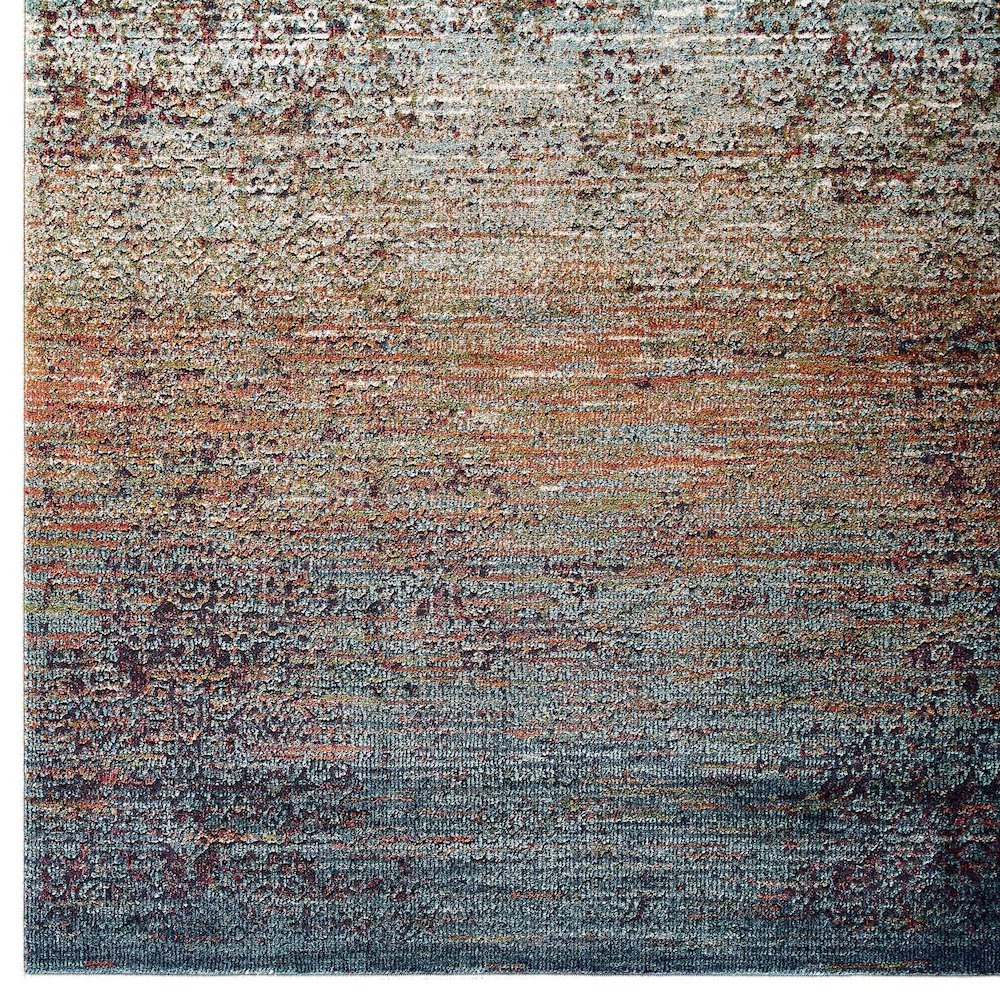 Tribute Jacinda Rustic Distressed Vintage Lattice 5x8 Area Rug