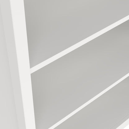 Madrid 2-Piece Tall Bookcase Set for Full Wall Storage, White