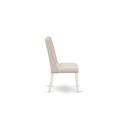 Dining Room Set Linen White, SHFL5-WHI-01