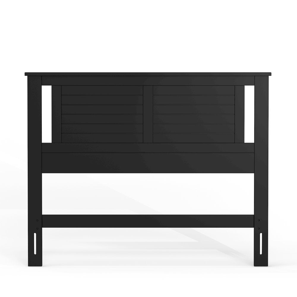 Amilly Solid Wood Full Headboard with Horizontal Scoring