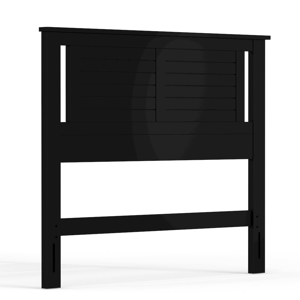 Amilly Solid Wood Full Headboard with Horizontal Scoring