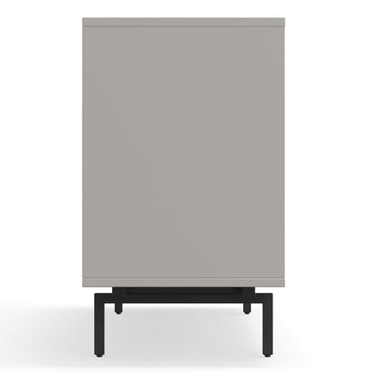 Avichi White Laminate 3 Door TV Console