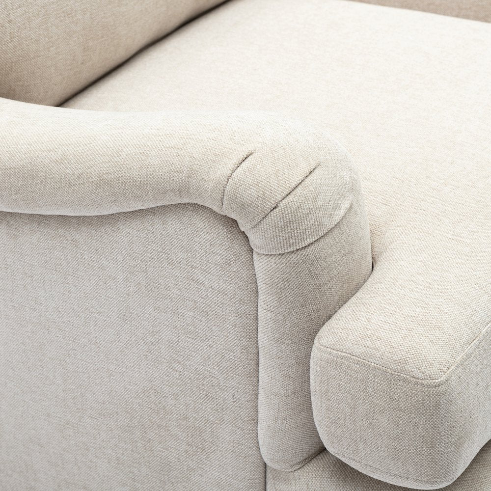 Clarendon Sea Oat Chair and Ottoman