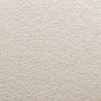 Andria Boucle Swivel Chair - Milky White