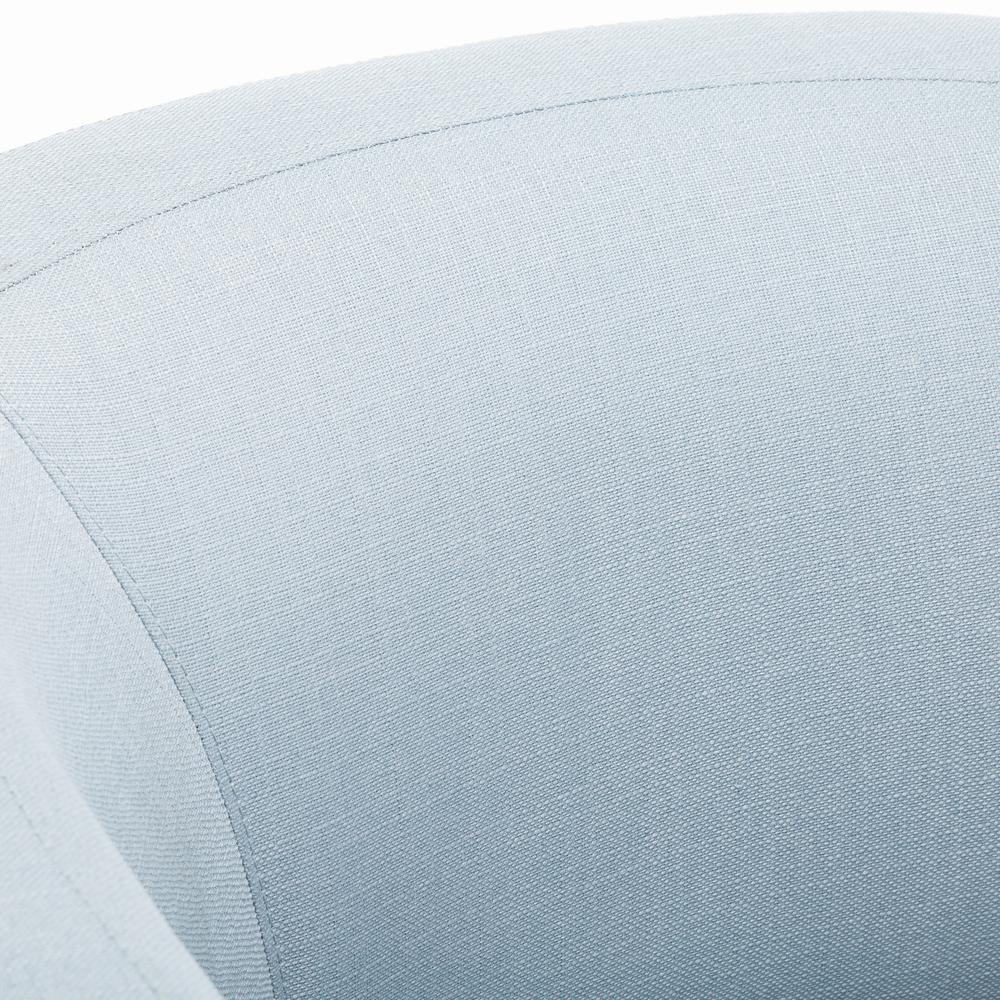 Infinity Sky Blue Swivel Glider Barrel Chair
