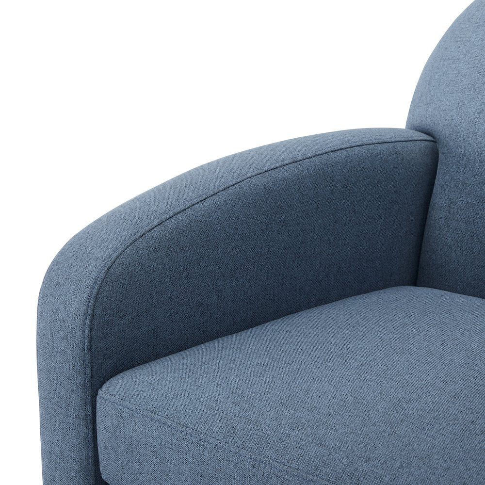 Elkhart Blue Swivel Chair