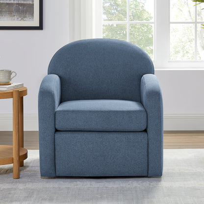 Elkhart Blue Swivel Chair