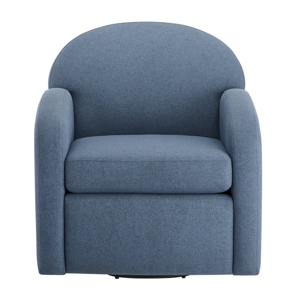 Elkhart Blue Swivel Chair