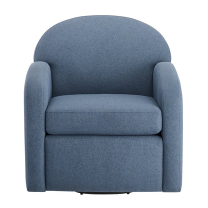 Elkhart Blue Swivel Chair