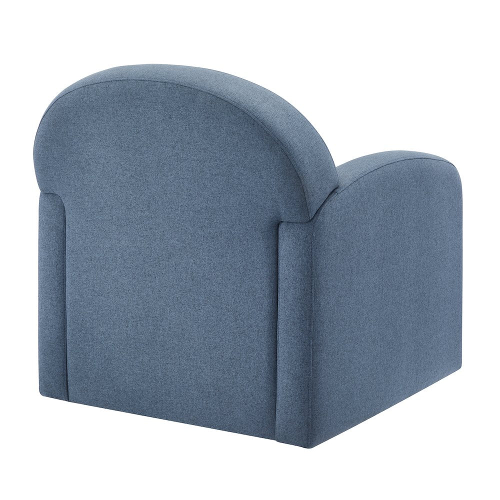 Elkhart Blue Swivel Chair