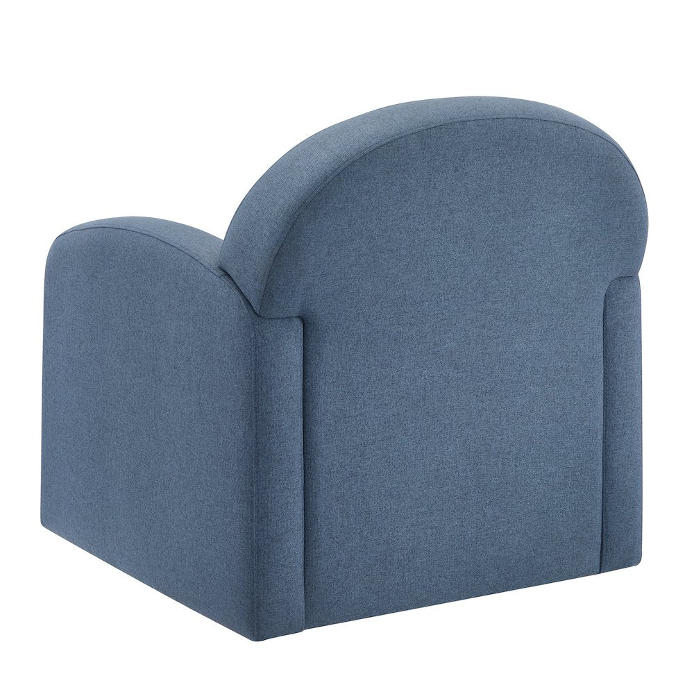 Elkhart Blue Swivel Chair