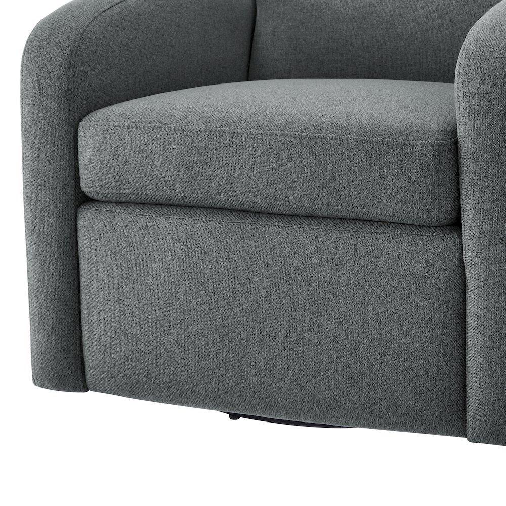 Elkhart Grey Swivel Chair