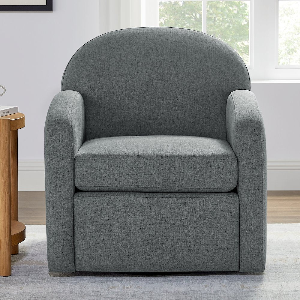 Elkhart Grey Swivel Chair