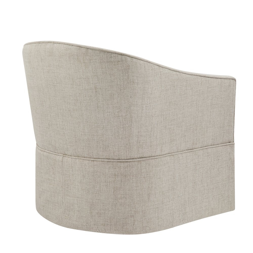 Sanibel Skirted Swivel Accent Chair