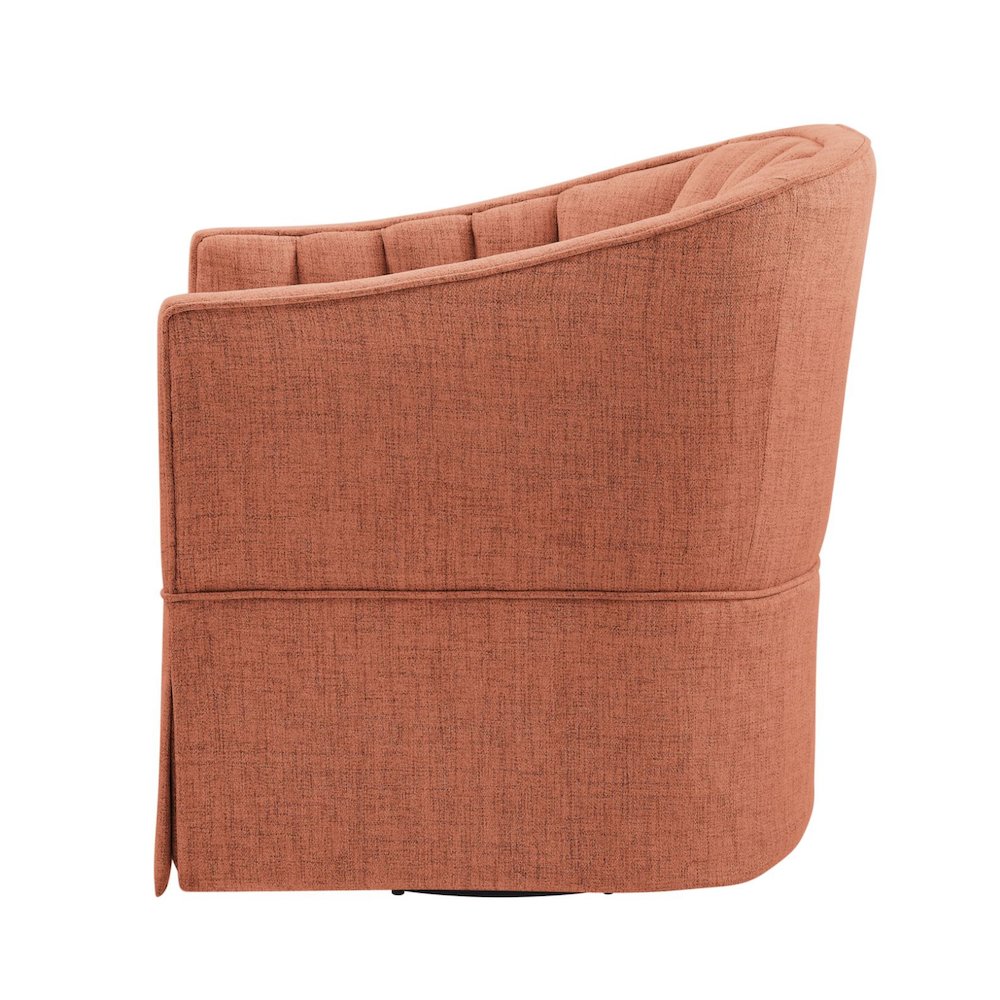 Sanibel Skirted Swivel Accent Chair