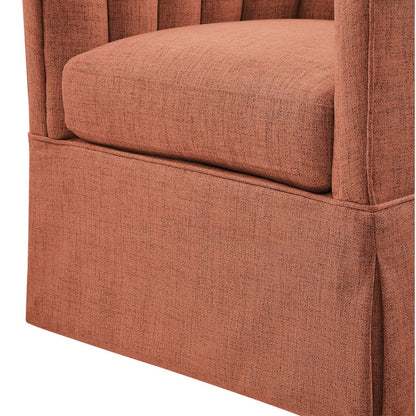 Sanibel Skirted Swivel Accent Chair