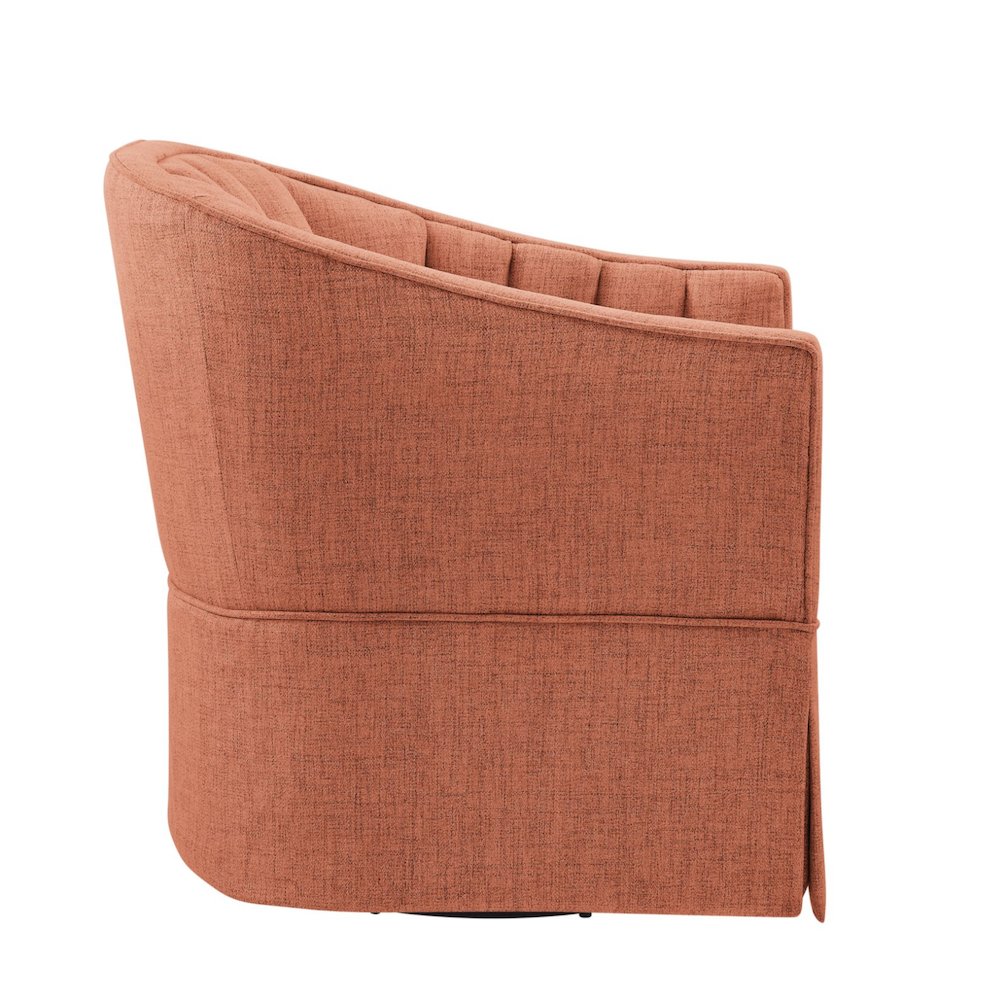 Sanibel Skirted Swivel Accent Chair