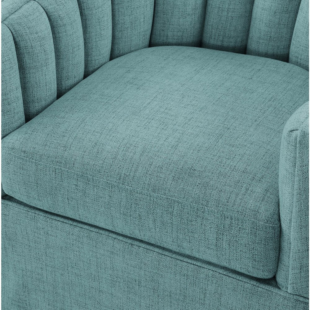 Sanibel Skirted Swivel Accent Chair