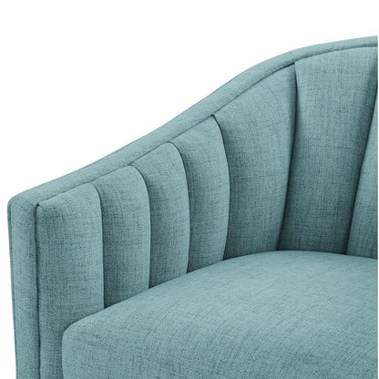 Sanibel Skirted Swivel Accent Chair