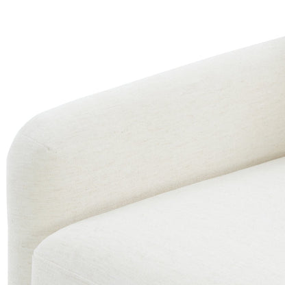 Tolland Swivel Accent Chair with Nailhead Trim - Cream