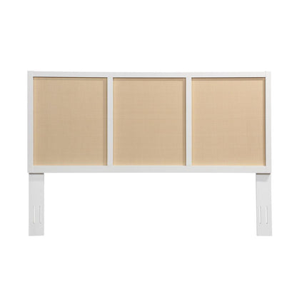 Bayport Cane and Solid Wood King Headboard