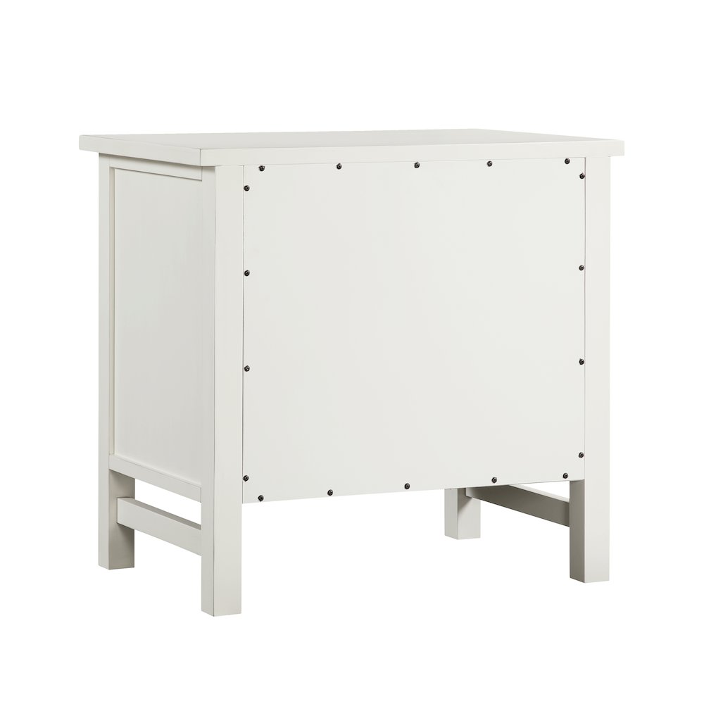 Greenwich 4-drawer Storage Nightstand - Antique White
