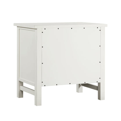 Greenwich 4-drawer Storage Nightstand - Antique White