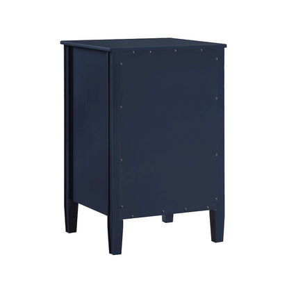 Winsley 2-drawer storage Nightstand - Midnight Blue