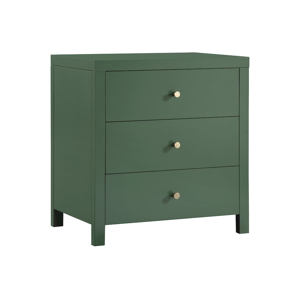 Nolan 3-drawer Nightstand - Vintage Green