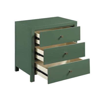 Nolan 3-drawer Nightstand - Vintage Green