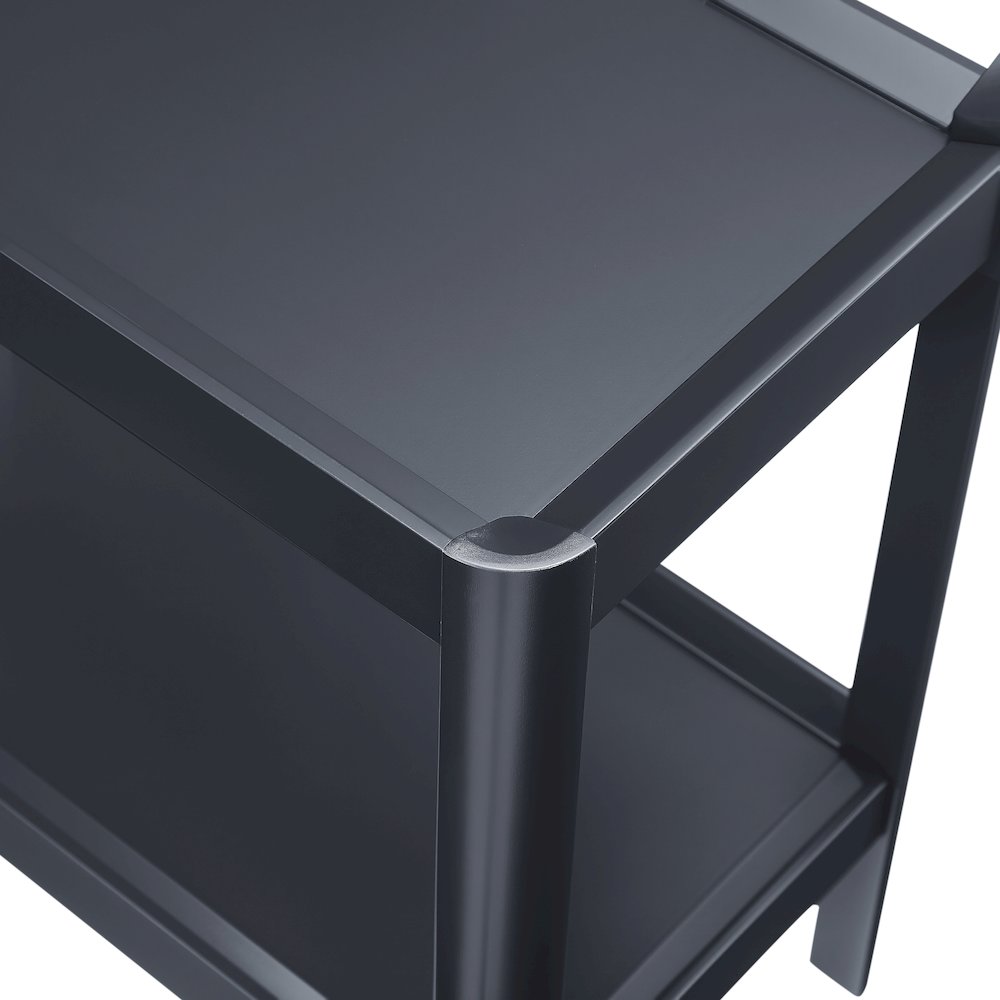 Yukon Matte Black Nightstand