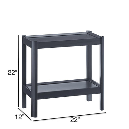 Yukon Matte Black Nightstand