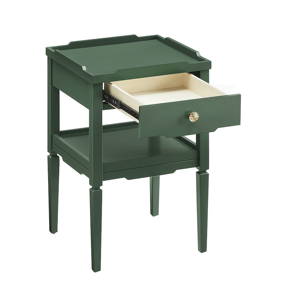 Finchley Vintage Green 1-drawer Nightstand