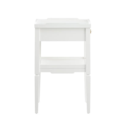 Finchley White 1-drawer Nightstand