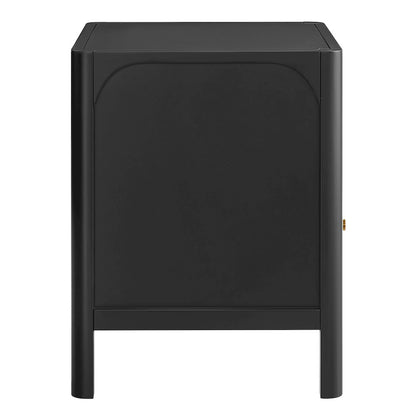 Wallis 1-drawer Nightstand in Black