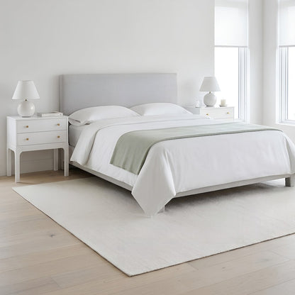 Arezzo 2-drawer Modern Nightstand in White