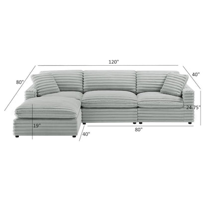 Julia 4-piece XL Chofa Sectional