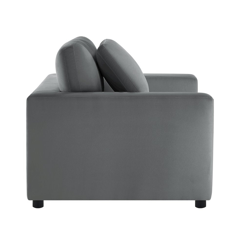 Casella Modern Armchair - Charcoal