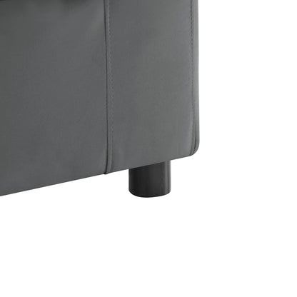 Casella Modern Armchair - Charcoal