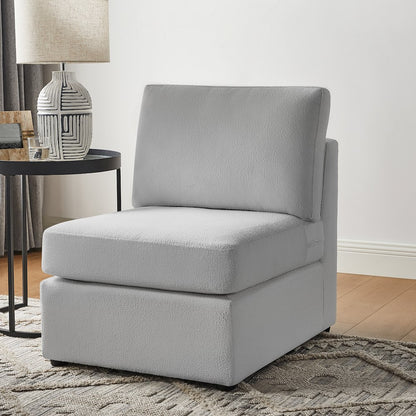 Chandler Armless Chair - Gray
