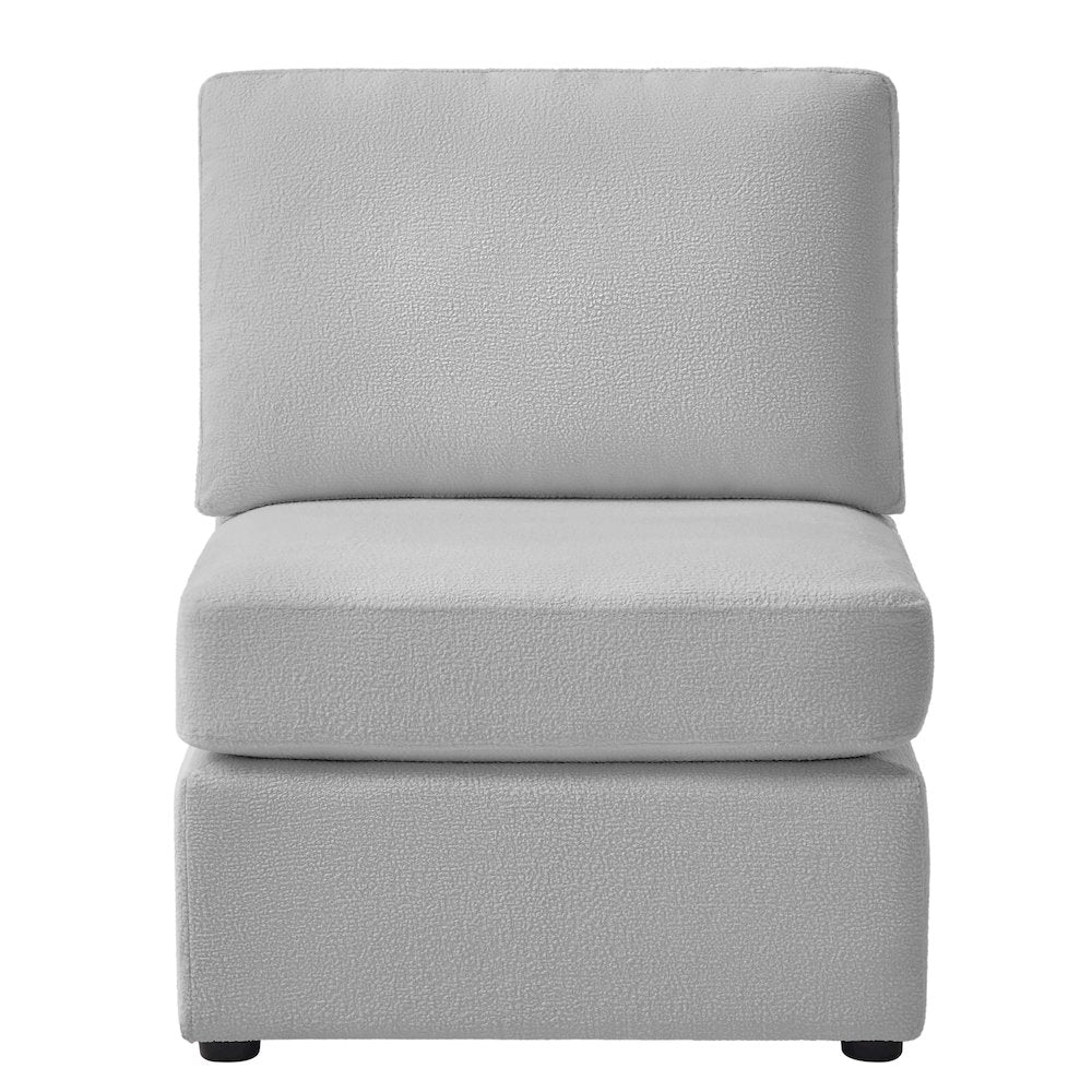 Chandler Armless Chair - Gray