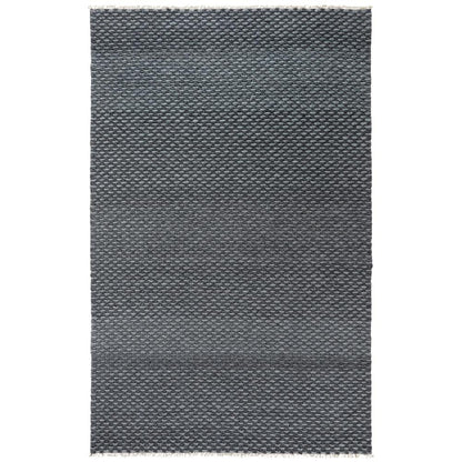 Hand Woven Flat Weave Pile Wool/ Polyester Rug, 5' x 7'6"