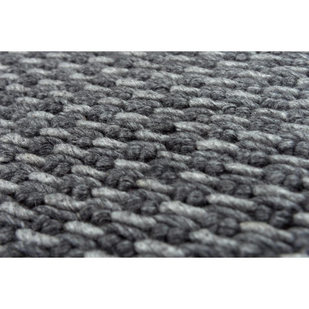 Hand Woven Flat Weave Pile Wool/ Polyester Rug, 5' x 7'6"