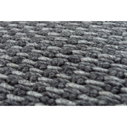 Hand Woven Flat Weave Pile Wool/ Polyester Rug, 5' x 7'6"